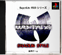 Wu-Tang Shaolin Style JP Playstation JP box art